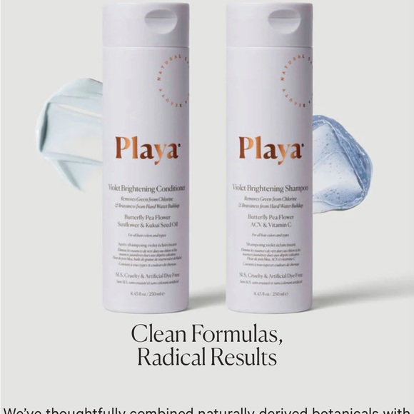 Playa Hair New Playa Supernatural Conditioner And Everyday Shampoo Set 6ml Ea Poshmark